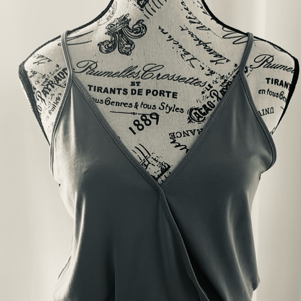 Elegant Olive Green Women's Top